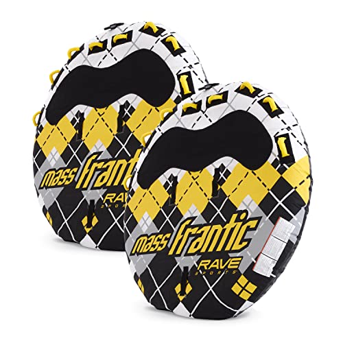 【中古】【未使用・未開封品】RAVE Sports 02408 Mass Frantic 4 Rider インフレータブル ウォーターフロート 牽引可能 ボートチューブ (2パック)