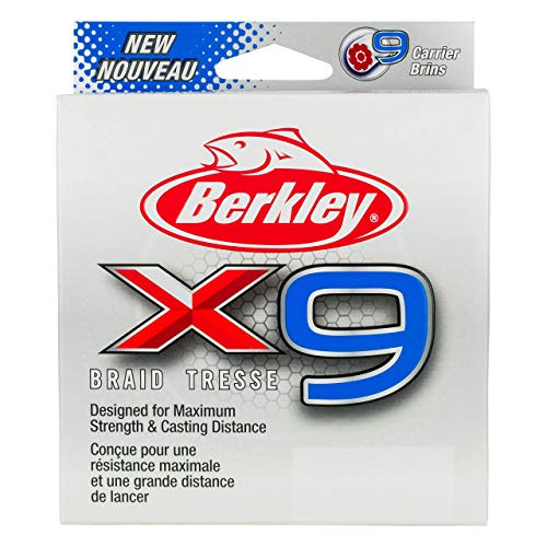 【中古】【未使用・未開封品】Berkley X9BBK8-22 X9 Lo-Vis グリーン 編組釣り糸 2188ヤード 8ポンド 8ポンド 2188ヤード 低視認性 グリーン