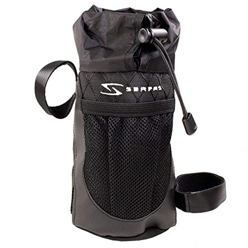 【中古】【未当て嵌める・未開封品】Serfas 銀輪ハンドルバーボトルバッグ (黒いこと)