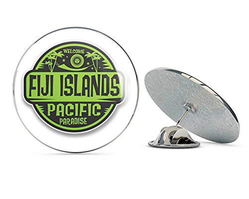 【中古】【未当て嵌める・未開封品】Fiji Islandsラウンド金属元素0.75in ラペルいの一番 鳥打ち帽 ティーシャツいの一番 タイ王国タック ピンうしろ側 ジュエリー・アクセサリー-メンズジュエリー・アクセサリー-ラペルピン