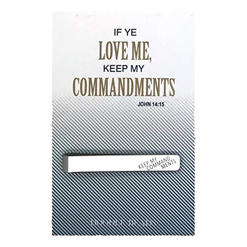 【中古】【未使用・未開封品】Doodle Beads Keep My Commandments ネクタイピン - LDS 2019 ミューチュアルコマンドネクタイクリップ If Ye Love Me Keep My Commandments