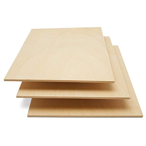 【中古】【未使用・未開封品】Woodpeckers 3 mm 1/8インチ X 6インチ X 12インチ プレミアム バルティックバーチ 合板 B/BBグレード フラットシーツ Box of 16 BPW-1/8x6x12