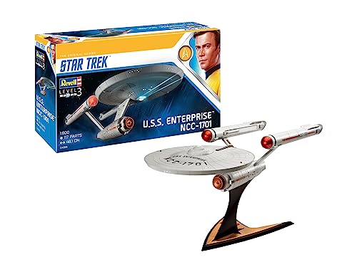 【中古】【未使用・未開封品】ドイツレベル スタートレック 宇宙大作戦 NCC-1701 U.S.Sエンタープライズ 1/600スケール プラモデル GR04991