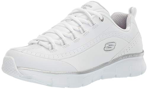 【中古】【未当て嵌める・未開封品】Skechers レディース Synergy 3.0 スニーカー, 白いことしろがね色。, 10