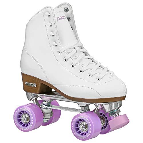 【中古】【未使用・未開封品】Pacer Stratos 伝統的クアッドインドアローラーリンクスケート。 Ladies sz 8 ホワイト｜AJIMURA-SHOP