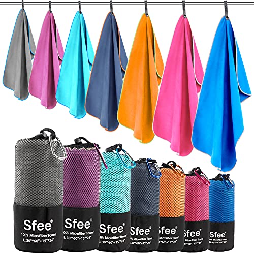 【中古】【未使用・未開封品】Sfee Microfiber Sport Travel Towel Set -72\