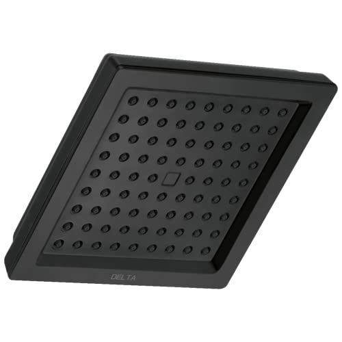 【中古】【未使用・未開封品】Delta Faucet 52283-BL シングルセッティング レインカン シャワーヘッド マットブラック