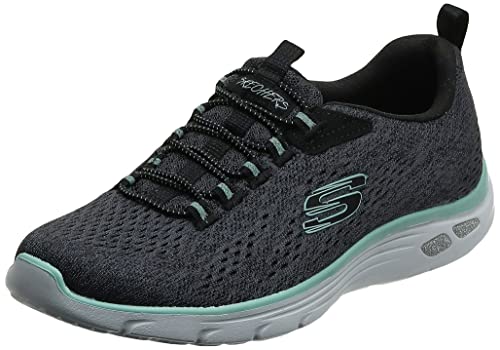 【中古】【未当て嵌める・未開封品】Skechers レディース Empire D\u0027lux-Lively 気流スニーカー US 大きさ: 9.5 色つや: 黒いこと