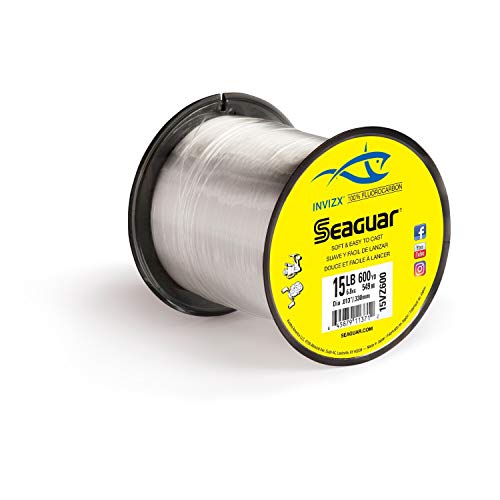 【中古】【未使用・未開封品】(15 pound) - Seaguar InvizX Fluorocarbon 600 Yards