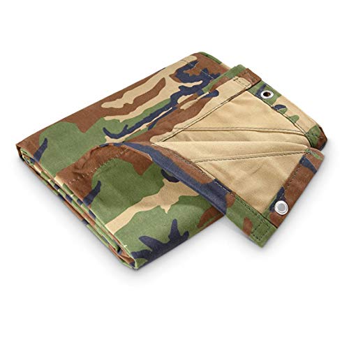 【中古】【未当てはめる・未開封品】HQ ISSUE 擬装キャンバスタープ 10フート x 12フート