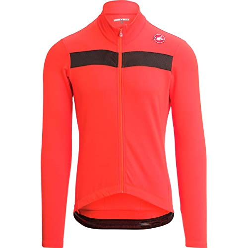 【中古】【未使用・未開封品】Castelli メンズ Puro 3 フルジップ バイクジャージ (Mサイズ、オレンジ)