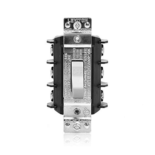 【中古】【未使用・未開封品】Leviton MS302-DSW 30アンペア 600ボルト ダブルポール 単相ACマニュアルコントローラー モーター切断 トグル 工業グレード 非接地 背面&側面配|AJIMURA-SHOP