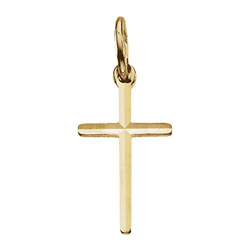 【中古】【未使用・未開封品】Jewels By Lux 14K イエローゴールド 13x8.5mm クロスペンダント