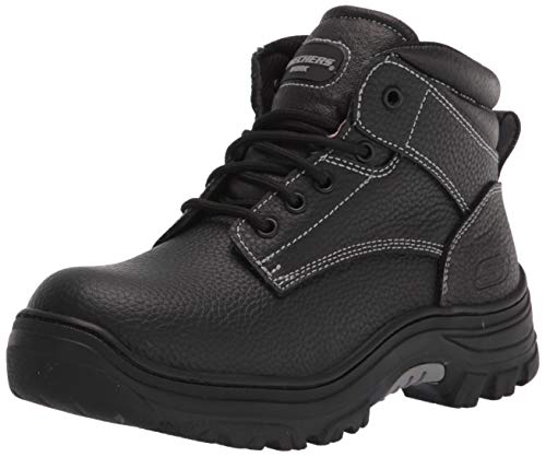 【中古】【未当て嵌める・未開封品】Skechers 77163 Men\u0027s Work Relaxed Fit: Burgin Congaree Work Boot