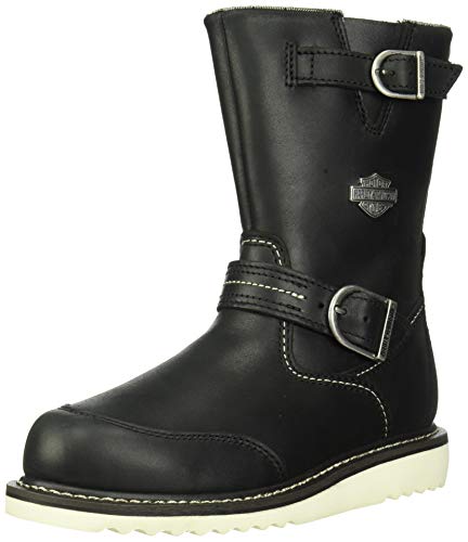 【中古】【未使用・未開封品】[Harley-Davidson] Women's Hanlon Motorcycle Boot Black 07.0 M US｜AJIMURA-SHOP