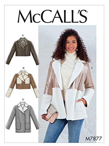 【中古】【未使用・未開封品】McCall's Patterns McCall's M7877E5 レディース 襟付き冬コート サイズ14-22 裁縫パターン 無地｜AJIMURA-SHOP