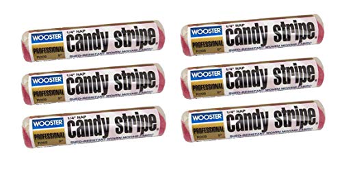 【中古】【未使用・未開封品】Wooster キャンディーストライプ プロフェッショナルローラーカバー 1/4インチ昼寝 9インチ｜AJIMURA-SHOP