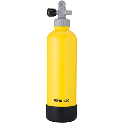 【中古】【未使用・未開封品】TANKH2O スキューバタンク 真空断熱ウォーターボトル スキューバダイバーに最適なギフトとアクセサリー 700ml 食品グレード ステンレススチール
