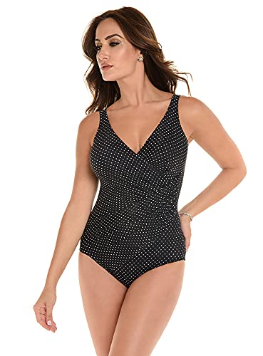【中古】【未当て嵌める・未開封品】Miraclesuit SWIMWEAR レディース US 大いさ: 10 色合い: 黒いこと 靴-その他