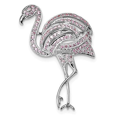 【中古】【未当て嵌める・未開封品】FB Jewels 益荒男925スターリングしろがね色 ロジウムメッキ ピンクキュービックジルコニア CZ フラミンゴいの一番