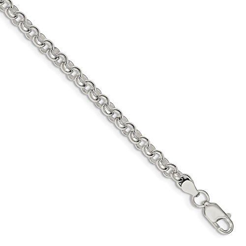 【中古】【未当て嵌める・未開封品】Jewels By Lux スターリングしろがね色 4粍 ロロチェーン店