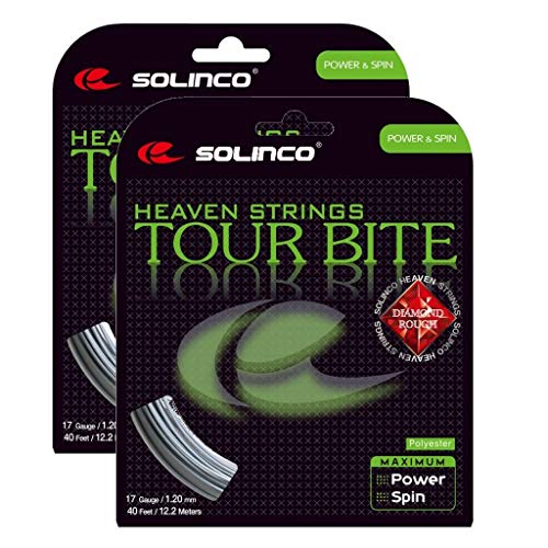 【中古】【未使用・未開封品】Solinco ダイヤモンドラフテニスストリング ? テクスチャードコポリ エキストラバイト用 ? ゲージ ? 2 4 8パック 2 Packs