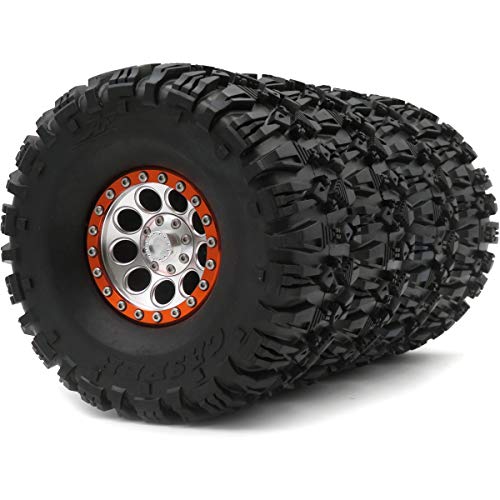 【中古】【未使用・未開封品】RC 2.2 タイヤ タイヤ高さ(外径):135mm & アルミニウム合金 2.2 ビードロック ホイールリム RCクローラートラック用