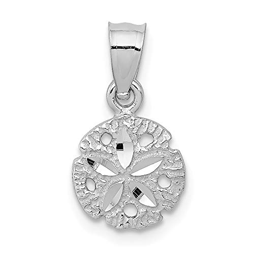 【中古】【未使用・未開封品】Jewels By Lux 14k ホワイトゴールド サンドダラーペンダント