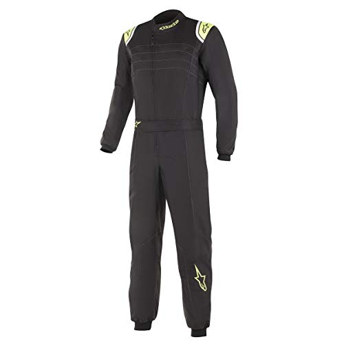 【中古】【未使用・未開封品】[アルパインスターズ] カート用スーツ KMX-9 V2 SUIT BK/YL 56 【3356019-155-56】