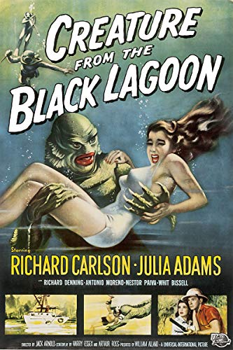 【中古】【未使用・未開封品】American Gift Services - Creature from The Black Lagoon ビンテージ映画ポスター 18x24 WMOV-B00018-18x24画像