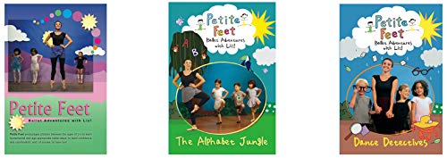 【中古】【未使用・未開封品】Petite Feet: Ballet Adventures with Liz Triple Feeture - 3 Pack