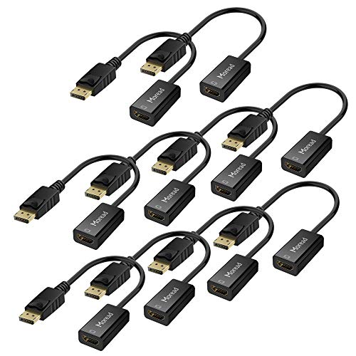 【中古】【未当てはめる・未開封品】Moread DisplayPort - HDMIアダプタ 金メッキ見せびらかす界面 - HDMI変換器 DP - HDMI吊りひも (牡-刃針) 電子計算機 学習机いの一番