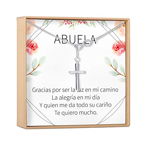 【中古】【未使用・未開封品】襟 Regalo Para Abuela、D?a de la Madre、Cumplea?os、D?a de la Mujer、インフィニティクロス (シルバーメッキ真鍮、NA)