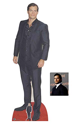 【中古】【未当て嵌める・未開封品】Henry Cavill Lifesize ミニ段ボールカットアウトファンパック 185糎 x 58糎 8x10はやりっ児映し絵付き添い人