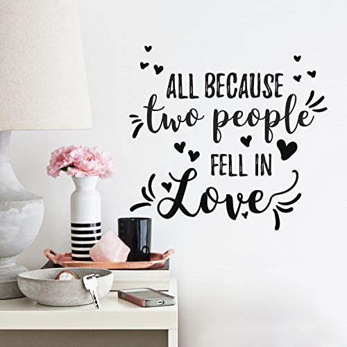 【中古】【未使用・未開封品】RoomMates All Because Two People Fell In Love 引用 剥がして貼れるウォールデカール|AJIMURA-SHOP