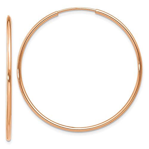 【中古】【未当てはめる・未開封品】14K サクラ色 ゴールド メッキ 1.2粍 光輝 エン御召しもの フープ イヤリング