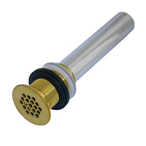 【中古】【未使用・未開封品】Kingston Brass KB4007 蛇口グリッドドレイン オーバーフローなし つや消し真鍮|AJIMURA-SHOP