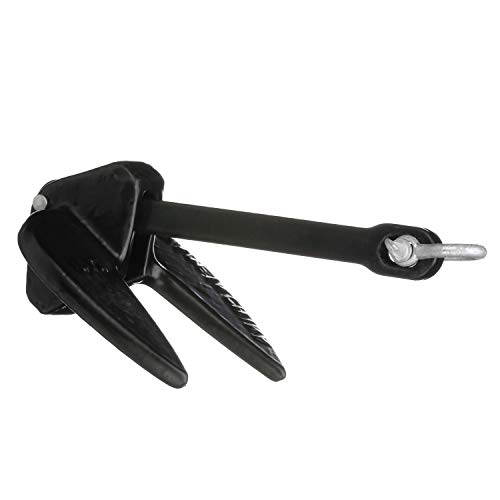【中古】【未使用・未開封品】Seachoice 41363 Navy Anchor ? Vinyl-Coated Cast Iron ? Use in Gravel, Stone and Shale Bottoms ? Black ? 10 Pound