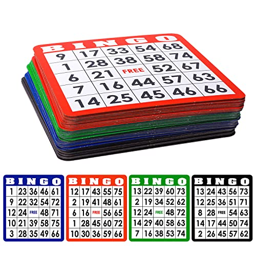 【中古】【未使用・未開封品】GSE Games & Sports Expert マルチカラーミックスビンゴカード (100枚パック)