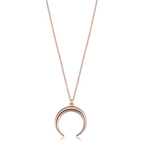 【中古】【未使用・未開封品】Kooljewelry 14Kゴールド 三日月ネックレス (イエローゴールド、ホワイトゴールド、ローズゴールド) - 18インチ｜AJIMURA-SHOP