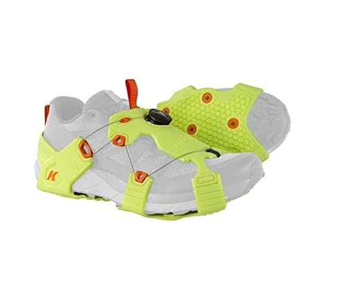 【中古】【未使用・未開封品】(S/M, Green/Orange) - Korkers Unisex Black/Green Ice Runner Ice Cleats