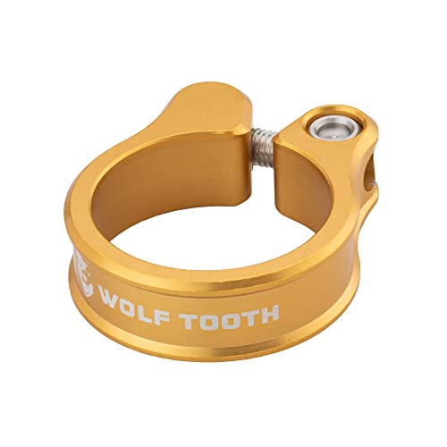 【中古】【未当て嵌める・未開封品】ウルフトゥース(Wolf Tooth) Seatpost Clamp 29.8粍 Gold