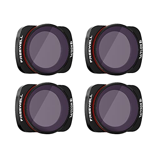 【中古】【未使用・未開封品】Freewell Bright Day ? 4Kシリーズ ? 4パック ND8/PL、ND16/PL、ND32/PL、ND64/PL カメラレンズフィルター Osmo ポケット2用