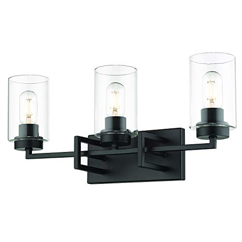 【中古】【未使用・未開封品】Golden Lighting 6070-BA3BLK-BLK Tribeca - 3ライトバス化粧台、ブラック仕上げ｜AJIMURA-SHOP