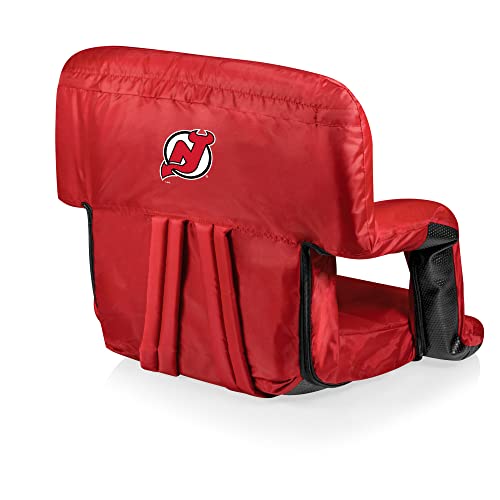 【中古】【未使用・未開封品】PICNIC TIME NHL ニュージャージー・デビルズ ポータブルベンチュラリクライニングスタジアムシート