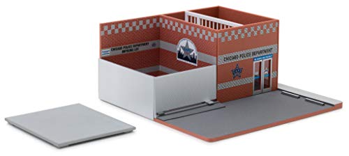 【中古】【未使用・未開封品】Hot Pursuit Central Command City of Chicago Police Department (CPD) Mechanic\'s Corner Series 4 Diorama for 1/64 Scale Models by Greenli