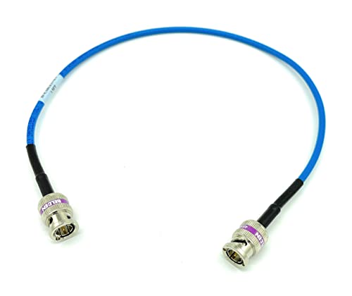 【中古】【未当て嵌める・未開封品】AV-Cables 12G 4K 固定ディスク SDI BNC - BNC有線テレビ Belden 4855R Mini RG59 (100フート、青碧)
