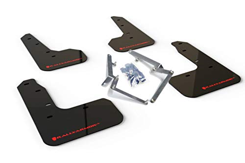 【中古】【未使用・未開封品】Rally Armor マッドフラップ ブラック/レッド 2017-2019 ホンダ シビック スポーツ ツーリング