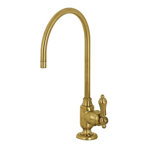 【中古】【未使用・未開封品】Kingston Brass KS5197BAL Heirloom シングルハンドル 水ろ過蛇口 つや消し真鍮 26,138円