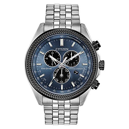 【中古】【未当て嵌める・未開封品】Citizen メンズ エコ・運転 ブライセン 青色 黒いこと 御覧なさる BL5568-54L クロノグラフ